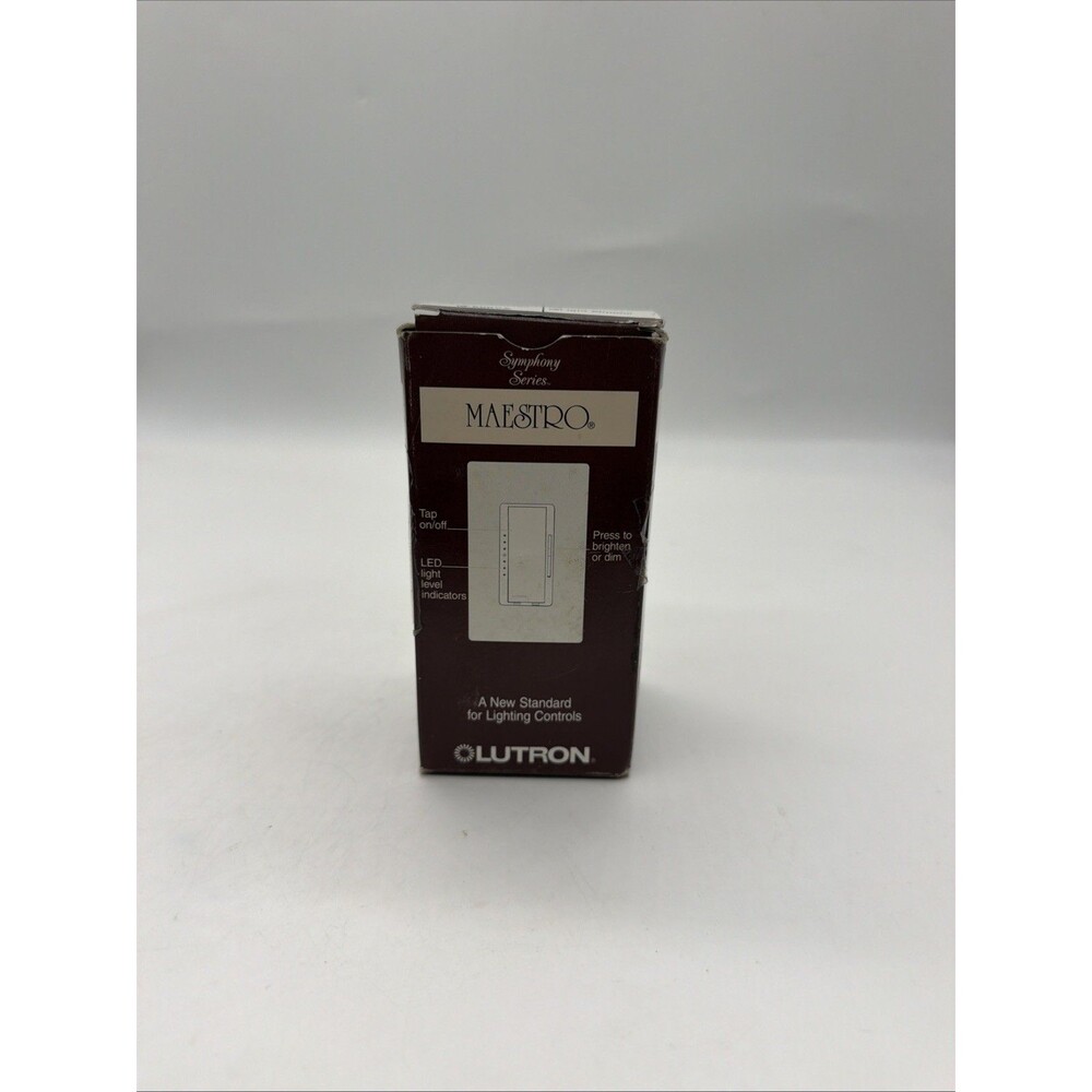 Lutron Maestro MALV-600-LA 600VA Magnetic Low Voltage Dimmer Light Almond